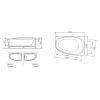  Ванна акрилова AM.PM Bliss L 170x115 W53A-170R115W-A права