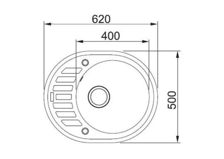 Кухонна мийка ARGO OVALE 62 в асортименті, ARG4