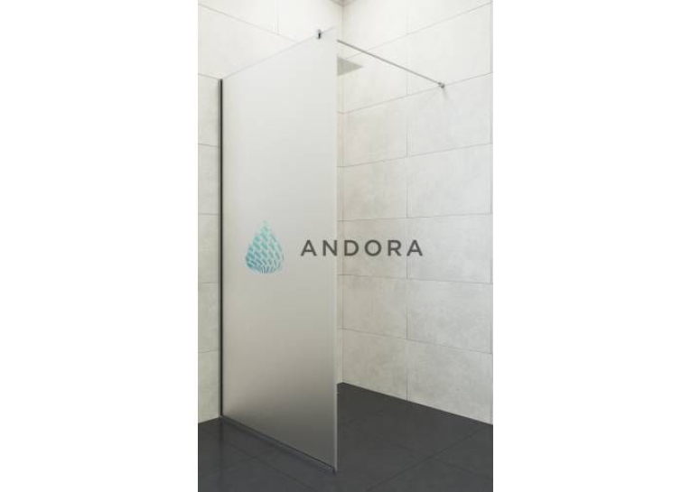 Стінка для душу Andora Summer WALK-IN 1000*2000 мм, матове, безпечне скло ANWS100200