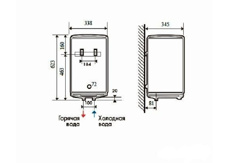 Водонагрівач Atlantic Opro Slim PC 30