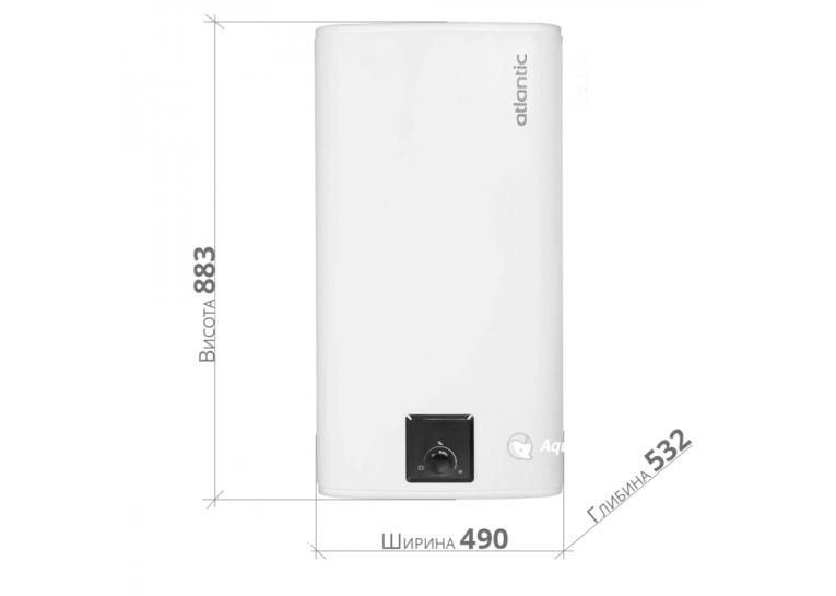 Водонагрівач Atlantic CUBE STEATITE VM 100 S4 C 861312 (1500W)
