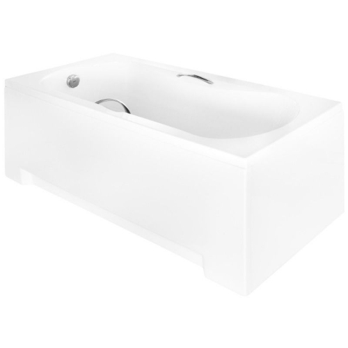 Ванна акрилова прямокутна BESCO Aria Plus 130х70 см з отворами під ручки NAVARA10634