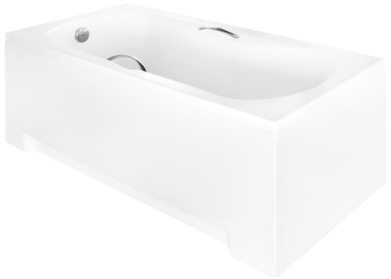 Ванна акриловая прямоугольная BESCO ARIA PLUS 170х70 см с отверстиями под ручки NAVARA03067