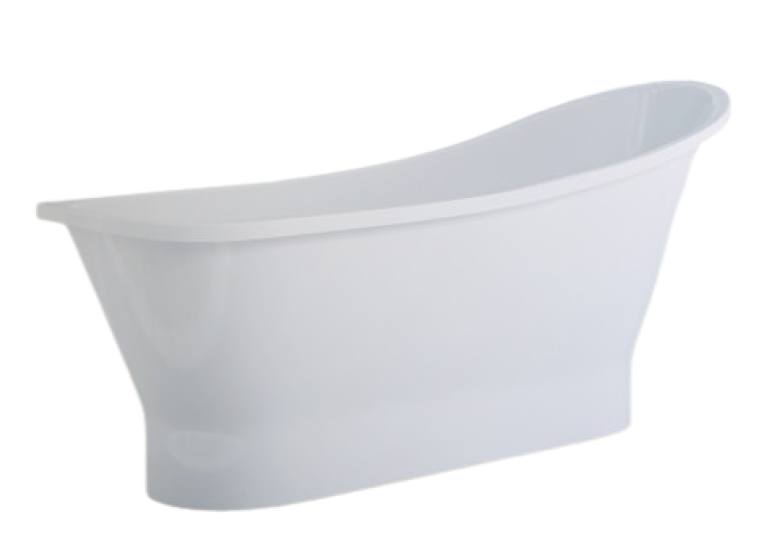  Ванна окрема Besco Gloria ретро 150x66 з сифоном, NAVARA25720