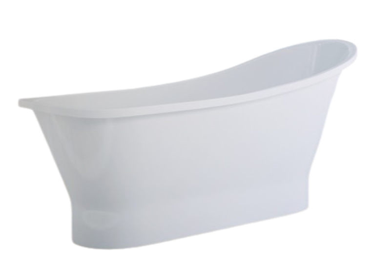 Ванна окрема Besco Gloria ретро 150x66 з сифоном, NAVARA25720