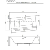  Ванна акрилова BESCO Infinity 160х100 лівостороння 00000012903