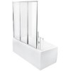  Шторка триелементна Besco PMD Ambition Premium -3S 130х140 хром, 00000011148