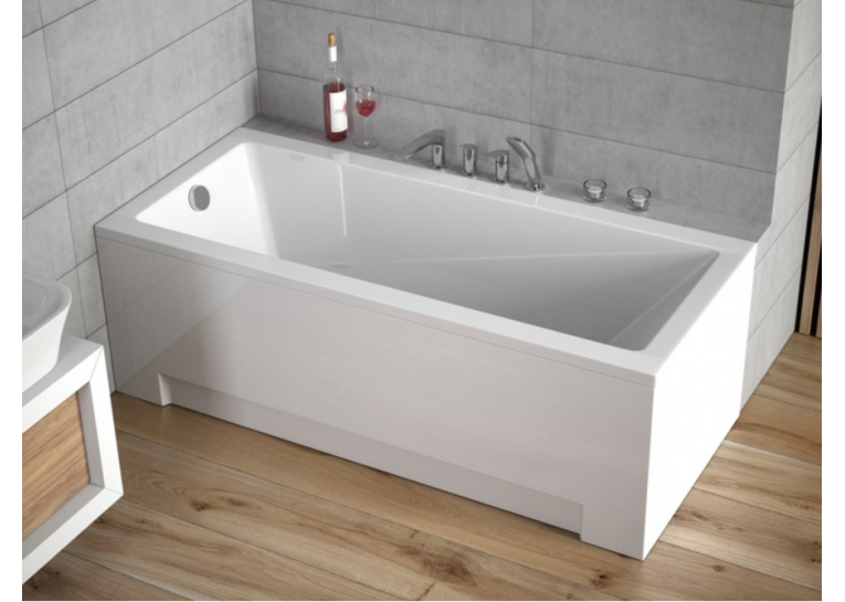 Ванна акрилова прямокутна BESCO Modern 180х80 см
