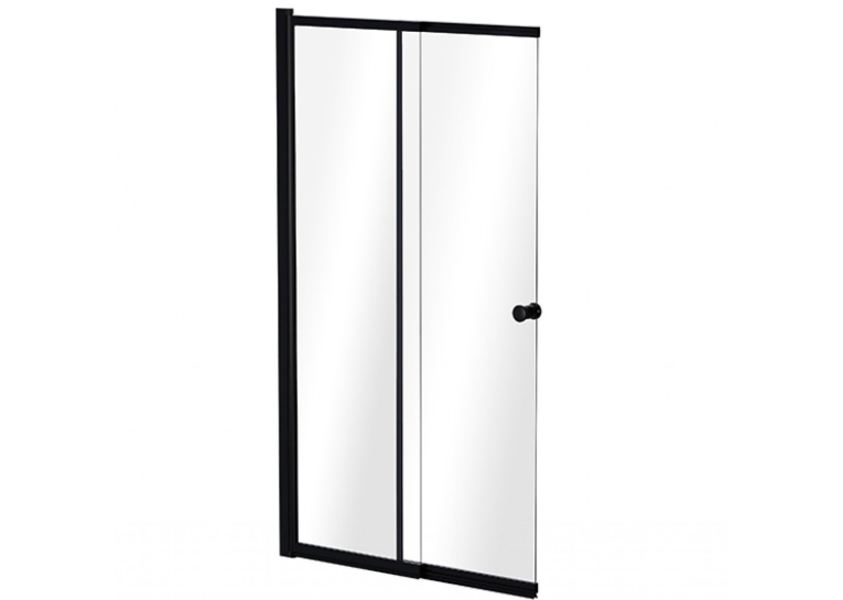 Шторка двух-элементная Besco Easy Slide Black-2S 100x150, NAVARA49830
