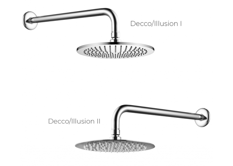  Душовий набір Besco DECCO I/ILLUSION I золото