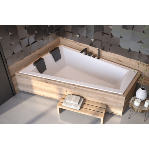 Ванна акрилова BESCO Intima Duo Slim 170х125 ліва