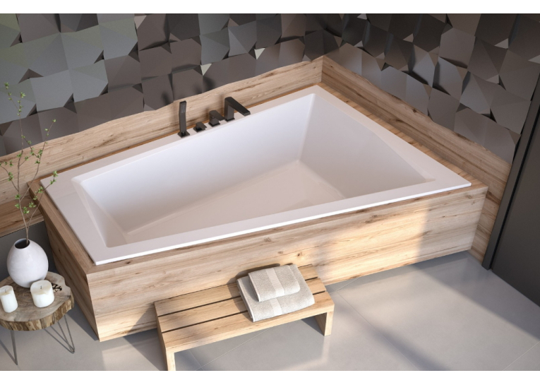 Ванна акриловая BESCO Intima Duo 180х125 правая