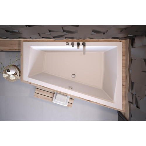 Ванна акрилова BESCO Intima Duo Slim 170х125 ліва