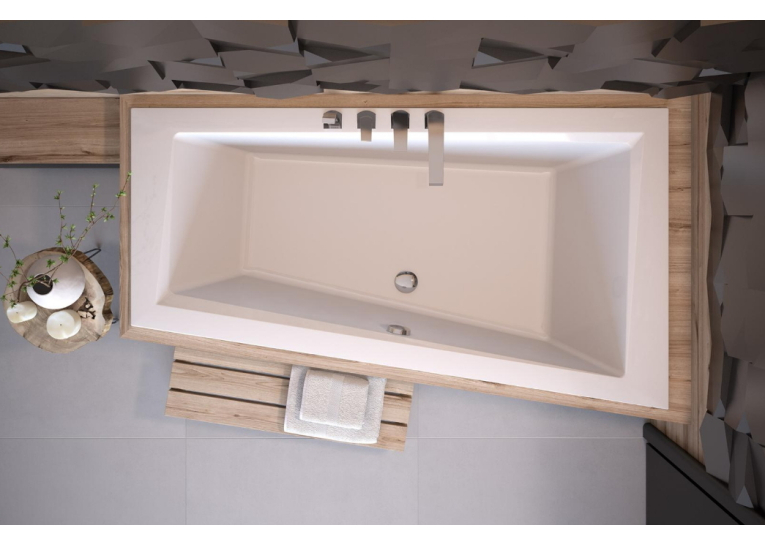 Ванна акриловая BESCO Intima Slim 150х85 правая