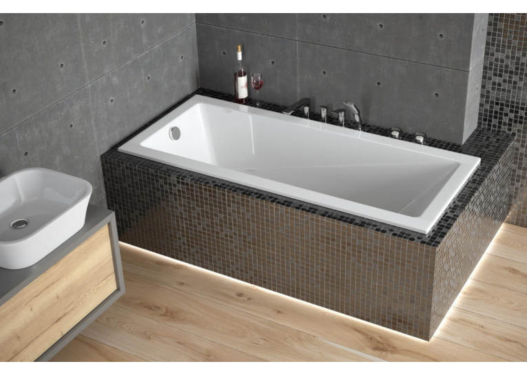 Ванна акриловая прямоугольная BESCO Modern Slim 170х70 см NAVARA39864