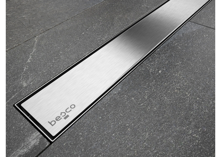 Лінійний душовий трап BESCO Virgo Duo 90