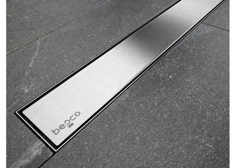 Лінійний душовий трап BESCO Virgo Duo 90