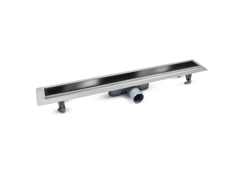 Лінійний душовий трап BESCO Virgo Black 60