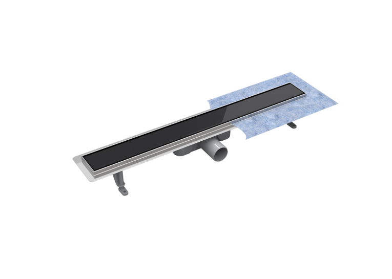 Лінійний душовий трап BESCO Virgo Black 60