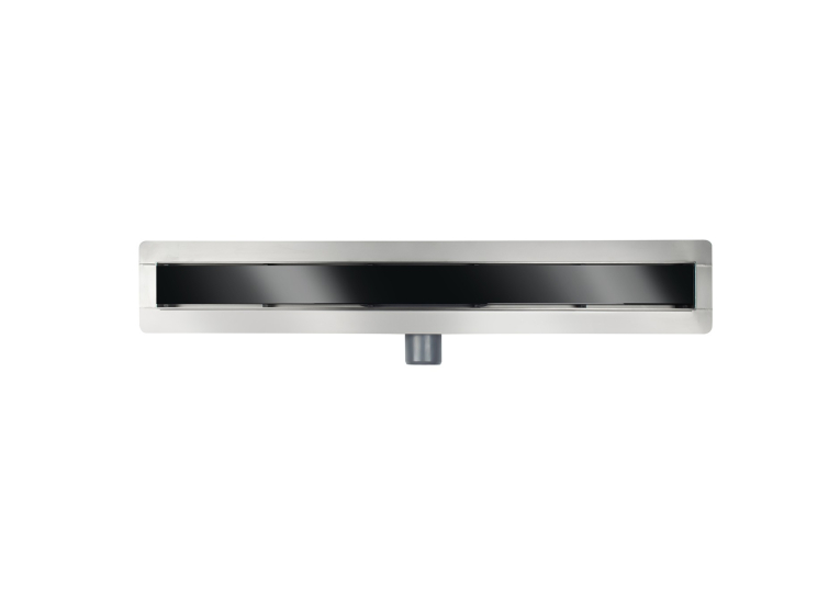 Лінійний душовий трап BESCO Virgo Black 70
