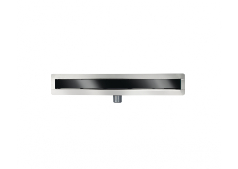 Лінійний душовий трап BESCO Virgo Black 80