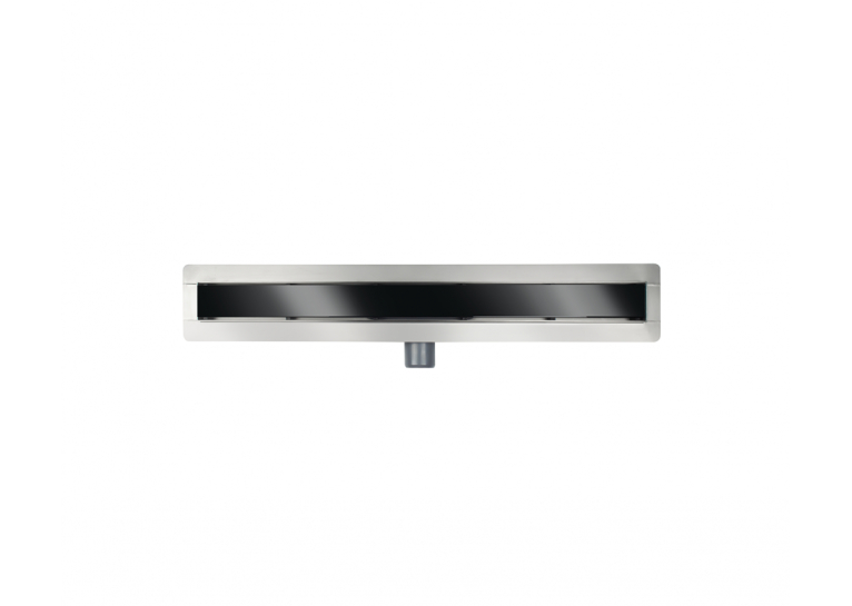 Лінійний душовий трап BESCO Virgo Black 80