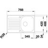  Кухонна мийка Blanco LANTOS 45 S-IF Compact 519059