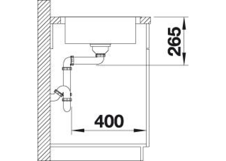  Кухонна мийка Blanco LANTOS 45 S-IF Compact 519059