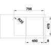 Кухонна мийка Blanco LANTOS 45 S-IF Compact 519059