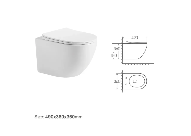 Комплект: Инсталляционная система Grohe Rapid SL 38772001 + Подвесной унитаз Devit Vortex Flush белый с сидением дюропласт soft-close, 591704
