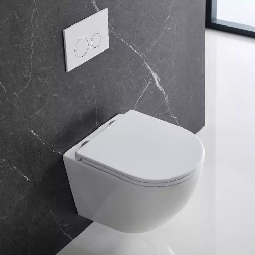 Комплект: Инсталляционная система Grohe Rapid SL 38772001 + Подвесной унитаз Devit Flow белый с сидением дюропласт soft-close, DFL0460111W 
