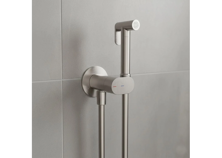 Комплект гігієнічного душу Devit Flow brushed nickel 592993 