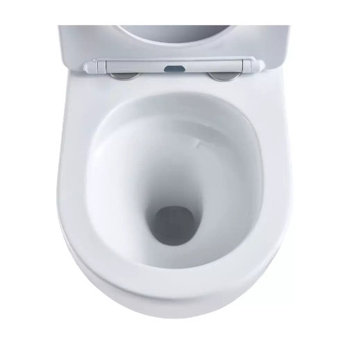 Унитаз подвесной Devit Flow безободковый с сиденьем soft-close дюропласт DFL0460111W Белый глянцевый