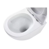 Унитаз подвесной Devit Flow безободковый с сиденьем soft-close дюропласт DFL0460111W Белый глянцевый