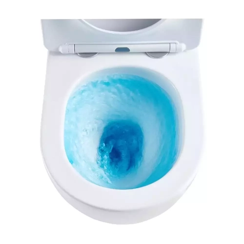 Унитаз подвесной Devit Flow безободковый с сиденьем soft-close дюропласт DFL0460111MW Белый матовый