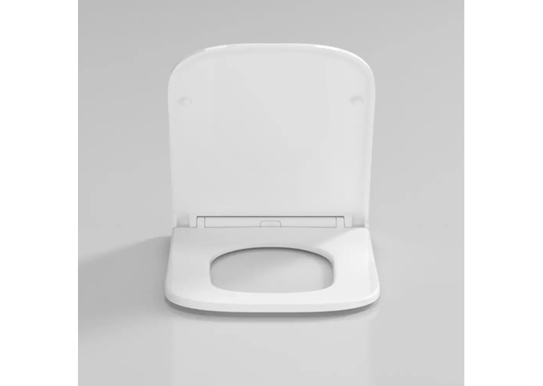 Сиденье для унитаза Devit Grid DGR0760111W soft-close, дерево, белая