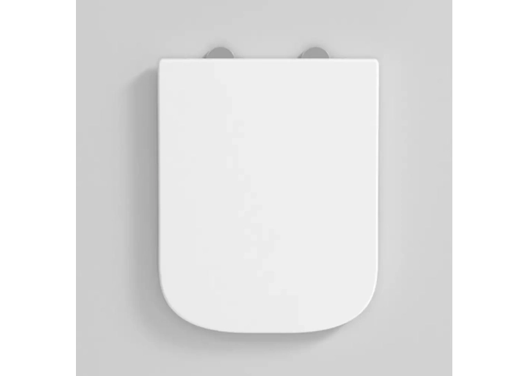 Сиденье для унитаза Devit Grid DGR0760111W soft-close, дерево, белая