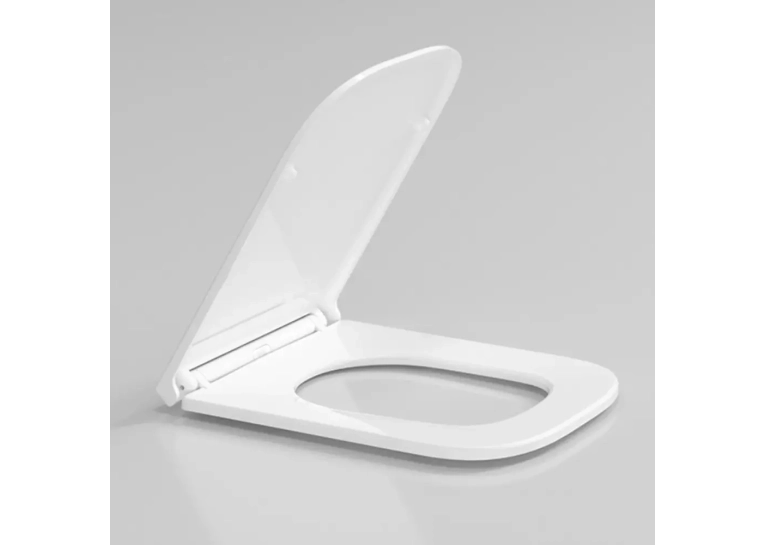 Сиденье для унитаза Devit Grid DGR0760111W soft-close, дерево, белая