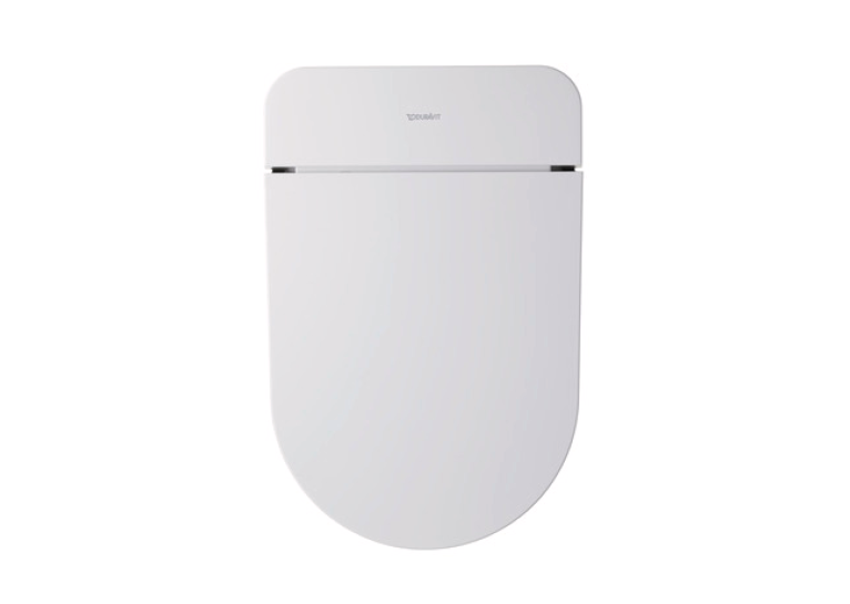 Унітаз підвісний Duravit SensoWash D-Neo, безобідковий з сидінням для унітазу з функцієй біде, білий 654000012004300