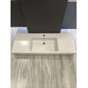 Раковина прямоугольная мебельная/подвесная Duravit Vero 125x49 см, с отверстием для смесителя, с переливом, белый 0329120000