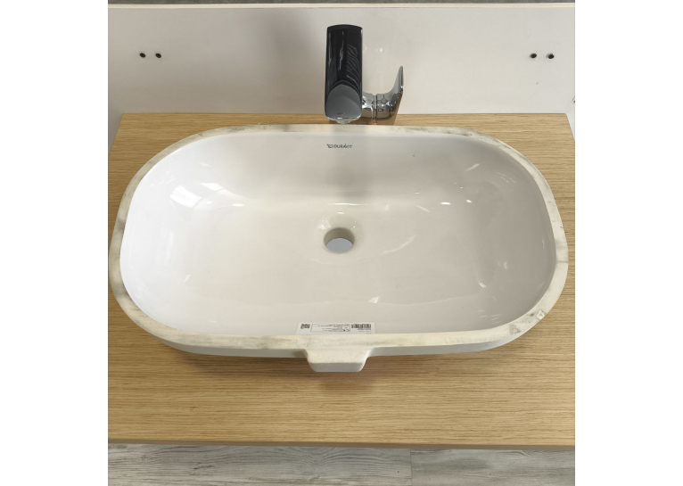 Раковина під стільницю Duravit D-code, білий глянсовий, 49,5 х 29 см, 0338490000 (невеликий скол на борту)