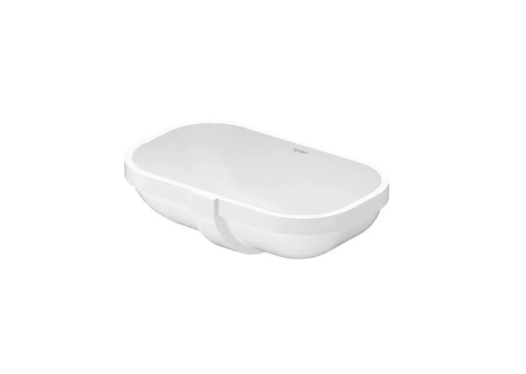 Раковина під стільницю Duravit D-code, білий глянсовий, 49,5 х 29 см, 0338490000 (невеликий скол на борту)
