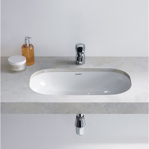 Раковина під стільницю Duravit D-code, білий глянсовий, 49,5 х 29 см, 0338490000 (невеликий скол на борту)