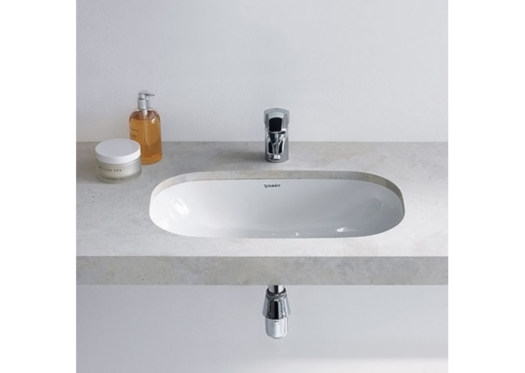Раковина під стільницю Duravit D-code, білий глянсовий, 49,5 х 29 см, 0338490000 (невеликий скол на борту)