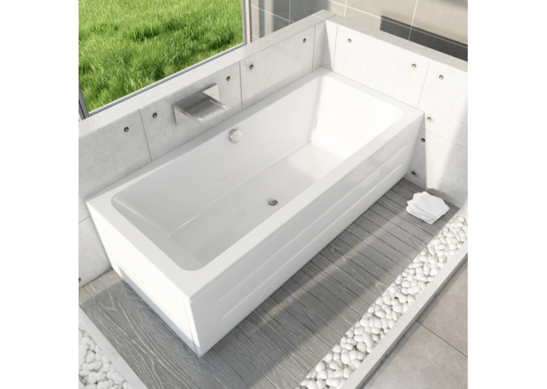 Ванна акрилова прямокутна Duravit D-Code 180x80см, 700101000000000