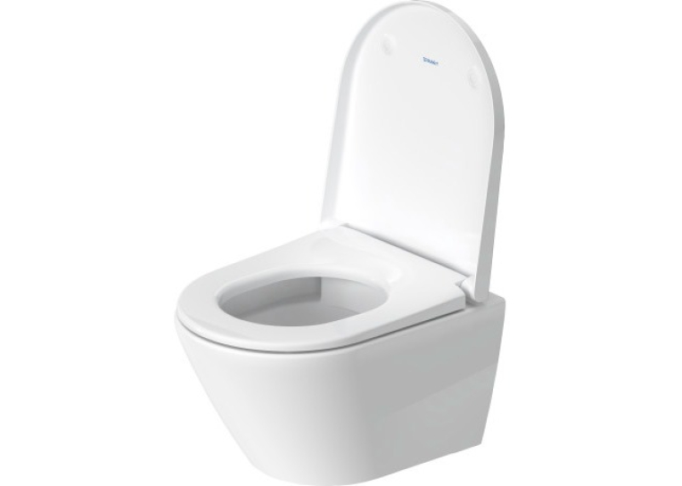 Унітаз підвісний укорочений Duravit D-Neo Rimless (2588090000) + сидіння з кришкою Soft Close (0021690000), 45880900A1