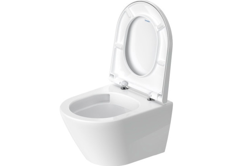 Унітаз підвісний укорочений Duravit D-Neo Rimless (2588090000) + сидіння з кришкою Soft Close (0021690000), 45880900A1
