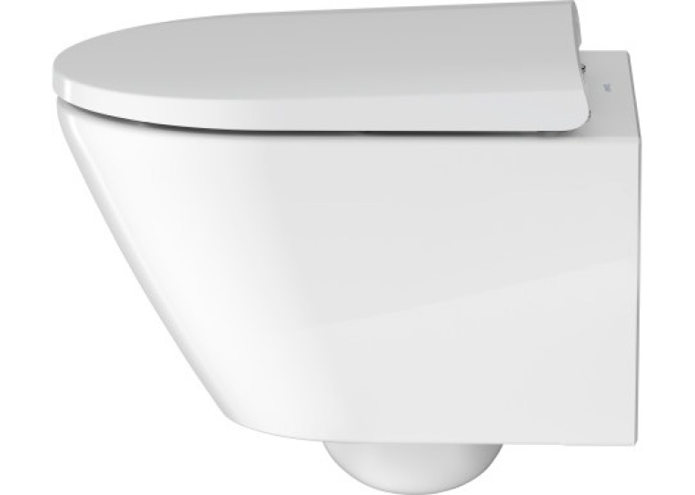 Унітаз підвісний укорочений Duravit D-Neo Rimless (2588090000) + сидіння з кришкою Soft Close (0021690000), 45880900A1