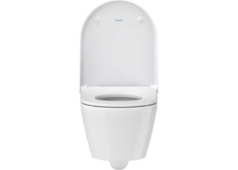 Унітаз підвісний укорочений Duravit D-Neo Rimless (2588090000) + сидіння з кришкою Soft Close (0021690000), 45880900A1