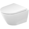 Унітаз підвісний укорочений Duravit D-Neo Rimless (2588090000) + сидіння з кришкою Soft Close (0021690000), 45880900A1